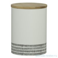 Банка для сыпучих продуктов 2 л белая &quot;Monochrome&quot; / 222259