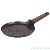 Блинница 22 см мраморное антипригарное покрытие оливковая &quot;spicy&quot; / 271265