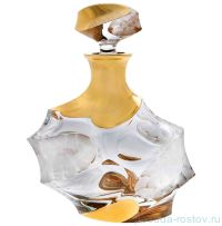Графин для виски 800 мл &quot;Calypso /С золотом&quot; хрусталь Йиглава / 084498