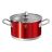 Кастрюля 24 см с крышкой 6,1 л &quot;Metallic red Passion Collection&quot; / 120749