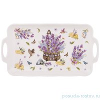 Блюдо 32 х 18 х 5 см прямоугольное с ручками &quot;Прованс /Лаванда&quot; / 272626