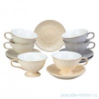Чайный набор lefard top style на 6 пер. 12 пр. 250 мл / 360488