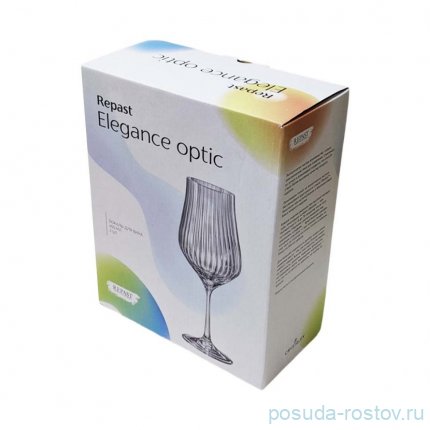 Бокалы для белого вина 450 мл 2 шт &quot;Elegance /Оптика /Без декора&quot; / 355036