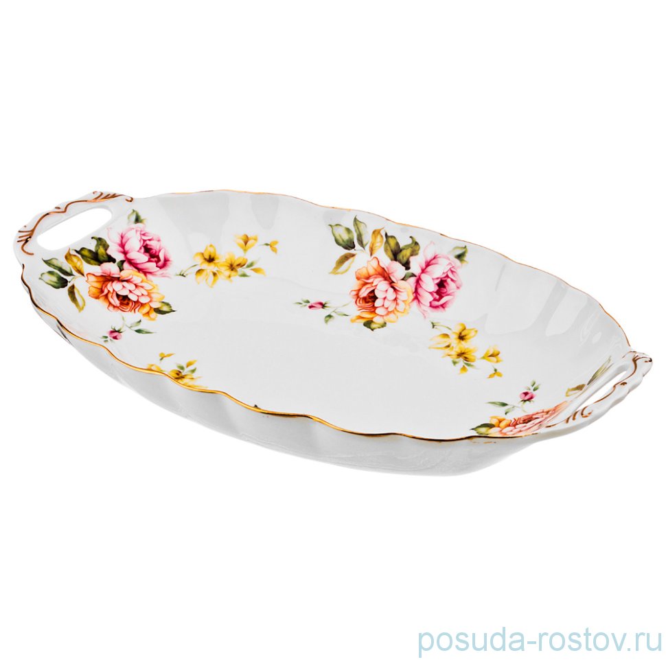 Блюдо 33 х 19 х 5 см овальное с ручками "велма" / 192095