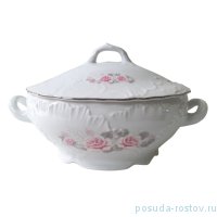 Супник 2,7 л без крышки &quot;Рококо /Серая роза /платина&quot; / 210070