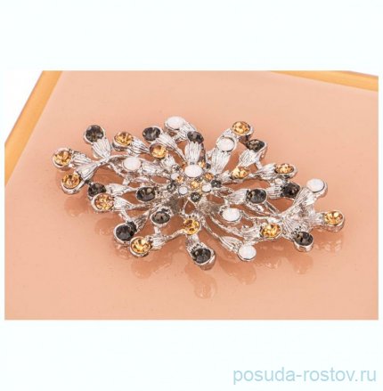 Шкатулка 12 х 12 х 8 см бежевая &quot;Brooch&quot; / 271710