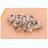 Шкатулка 12 х 12 х 8 см бежевая &quot;Brooch&quot; / 271710