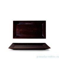 Блюдо 33 х 18 см прямоугольное &quot;Аквалуна /шоколад&quot; / 276685