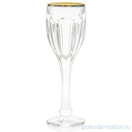 Рюмки 50 мл 6 шт &quot;Сафари /Отводка золото&quot; AS Crystal / 232678