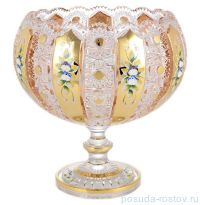 Ваза для фруктов 30 см н/н &quot;Хрусталь с золотом&quot; / 146058
