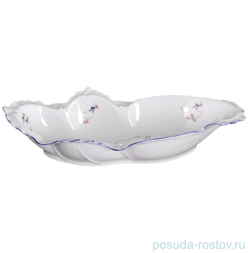 Салатник 30 см "Корона /Гуси" / 087378