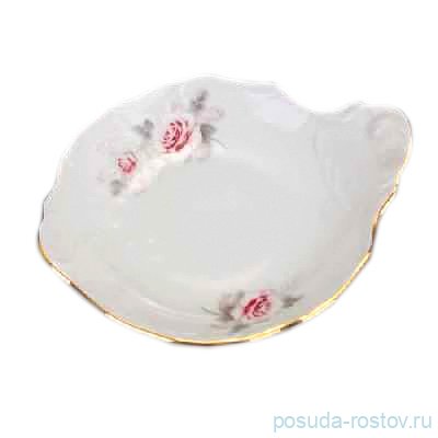Розетка 13 см с ручкой &quot;Бернадотт /Серая роза /золото&quot; / 242705