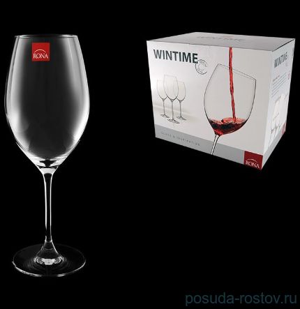 Бокалы для красного вина 540 мл 6 шт &quot;Wintime /Без декора&quot; / 084473