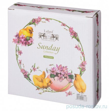 Салатник 15,5 х 15,5 х 5 см квадратный &quot;sunday&quot; / 244395