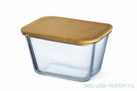 Лоток для хранения 18,5 x 13,2 x 11,2 см с бамбуковой крышкой 1,35 л &quot;Exclusive&quot; / 338987