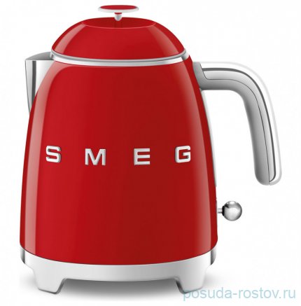 Чайник электрический 800 мл мини 1400 Вт красный &quot;Smeg&quot;  / 251742