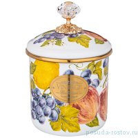 Банка для сыпучих продуктов 12 х 12 см 1,2 л  &quot;Agness /Фландрия /Фрукты&quot; / 225339