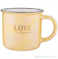 Кружка 355 мл &quot;Break time /Love is all you need&quot; / 301242