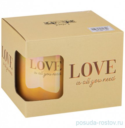 Кружка 355 мл &quot;Break time /Love is all you need&quot; / 301242