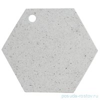 Доска сервировочная 30 см из камня &quot;Elements Hexagonal&quot; / 224342