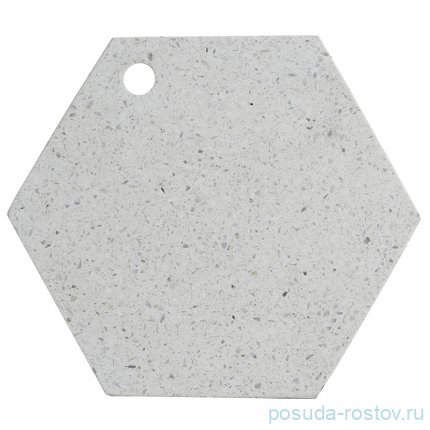 Доска сервировочная 30 см из камня &quot;Elements Hexagonal&quot; / 224342