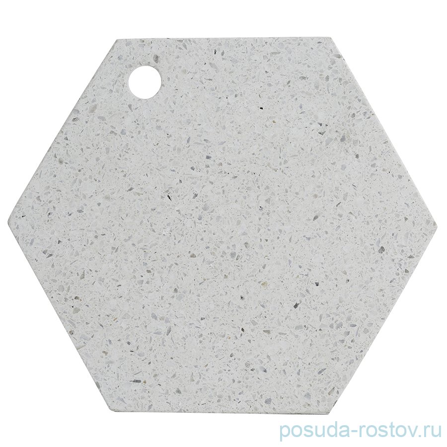 Доска сервировочная 30 см из камня "Elements Hexagonal" / 224342