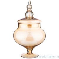 Конфетница 30 см н/н с крышкой &quot;Maria /Amber&quot; / 245075