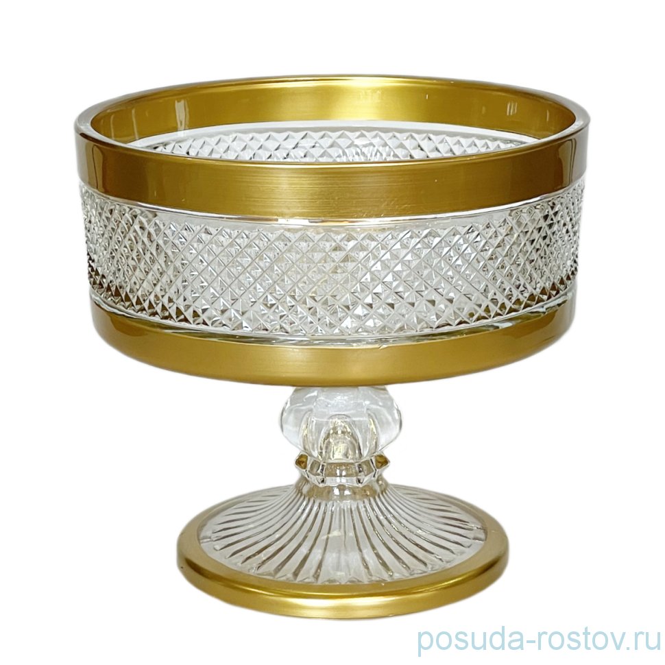 Ваза для конфет 19 см н/н "Barok /золото" / 255205