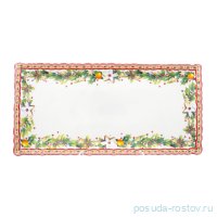 Блюдо 37 х 18 см прямоугольное &quot;Christmas world /Green&quot; / 230086