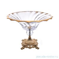 Ваза для фруктов 35 см н/н бронза &quot;Пикадилли /Отводка золото&quot; BG / 226765