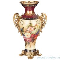 Ваза для цветов 24 х 16,5 х 39,5 см с ручками / 273804