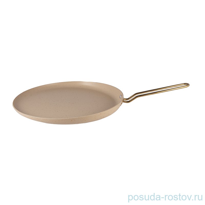 Блинница 30 см антипригарное покрытие кремовая "Granite Crepe Pan" / 284019