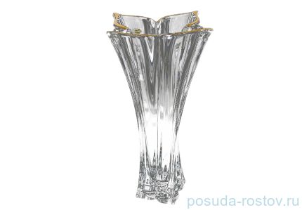 Ваза для цветов 36 см &quot;Флораль /Золотой кант&quot; / 099081