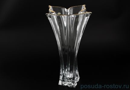 Ваза для цветов 36 см &quot;Флораль /Золотой кант&quot; / 099081
