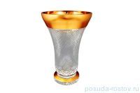 Ваза для цветов 40 см &quot;Фелиция /Хрусталь с золотом&quot; SC / 108346