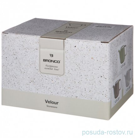 Заварочный чайник 1,2 л с металлическим ситечком и крышкой мятный &quot;Velour&quot; / 228668