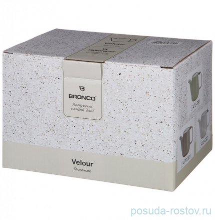 Заварочный чайник 1,2 л с металлическим ситечком и крышкой мятный &quot;Velour&quot; / 228668