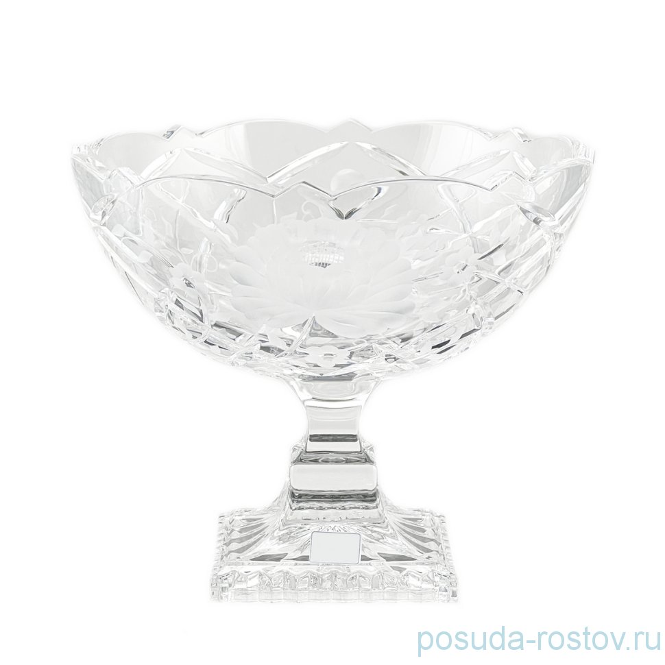 Ваза для фруктов 21 см н/н "Роза /Без декора" / 262884