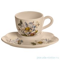 Чайная пара 500 мл 1 шт &quot;Artigianato ceramico /Весенние лепестки&quot; / 169926