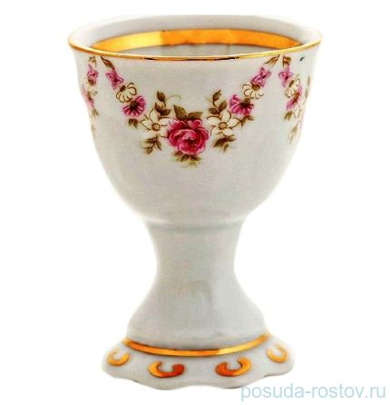 Подставка для яйца 7 см н/н &quot;Соната /Розовый цветок&quot; / 159183