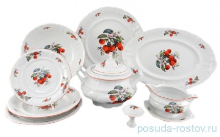 Столовый сервиз на 6 персон 25 предметов &quot;Соната /Вишенка&quot; / 158462