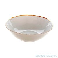 Салатник 23 см &quot;Тулип /Золотая ниточка /отводка золото&quot; / 086484