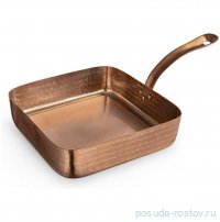 Сковородка 16 x 16 x 4.2 см квадратная с одной ручкой для подачи &quot;Hammered&quot; / 370368