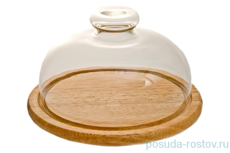 Подставка для сыра 12 х 20,7 см с крышкой "Trendglas" / 035150