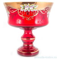 Ваза для фруктов 28 см н/н &quot;Лепка красная /6999&quot; / 119489