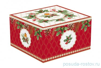 Набор салатников 14 см 2 шт &quot;Рождественские ягоды&quot; (подарочная упаковка) / 336693