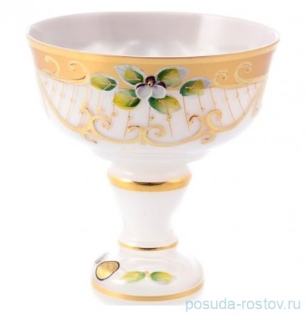 Конфетница 13 см н/н &quot;Лепка белая&quot; SC / 147522