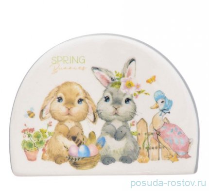 Набор для сервировки 3 предмета на подставке &quot;Spring Bunnies&quot; / 280003
