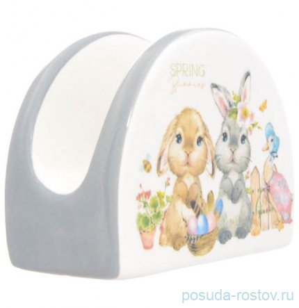Набор для сервировки 3 предмета на подставке &quot;Spring Bunnies&quot; / 280003