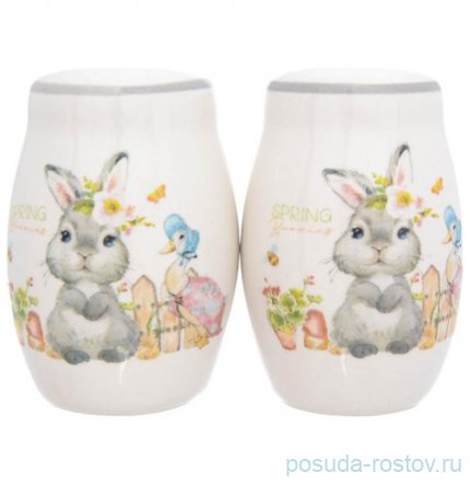 Набор для сервировки 3 предмета на подставке &quot;Spring Bunnies&quot; / 280003
